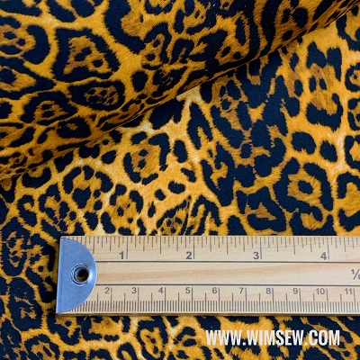 100% Cotton Poplin Leopard Print - 01cp0701leopard - 1m 