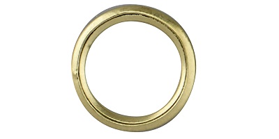 16mm Hollow Brass Ring - 3685R
