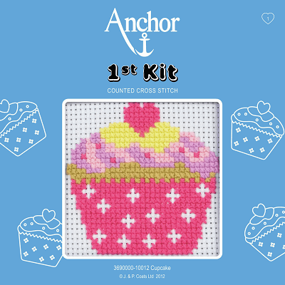 Cross Stitch Kit: 1st Kit: Cupcake  - 3690000\10012