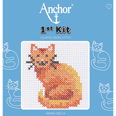 Cross Stitch Kit: 1st Kit: Cat  - 3690000\10025
