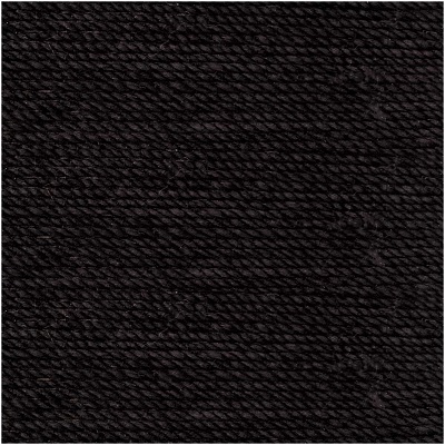 Rico Essentials Crochet Cotton - Black 012 - 50g Ball