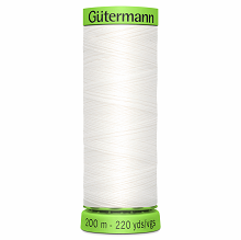 Sew-All Extra Fine Thread (Green Reel): 200m - 744581\800 White