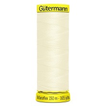 Maraflex Stretch Thread (Yellow Reel): 150m - 777000/1 Cream