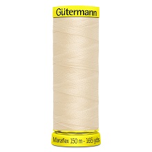 Maraflex Stretch Thread (Yellow Reel): 150m - 777000/169 Cream