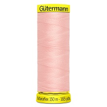 Maraflex Stretch Thread (Yellow Reel): 150m - 777000/659 Powder Pink