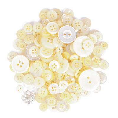 Bag of Craft Buttons: Assorted Cream: 50g - B6210\1 - RRP 1.50 - OUR PRICE ONLY 75p
