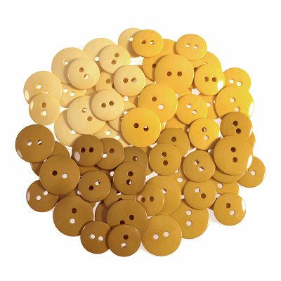 Craft Buttons: Waterfall: Code H: Yellow: Pack of 72 - B6400.03 - RRP 5.99 - OUR PRICE ONLY 2.99