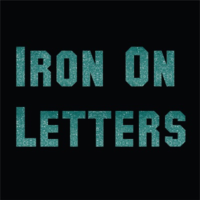 Iron-On Letters.