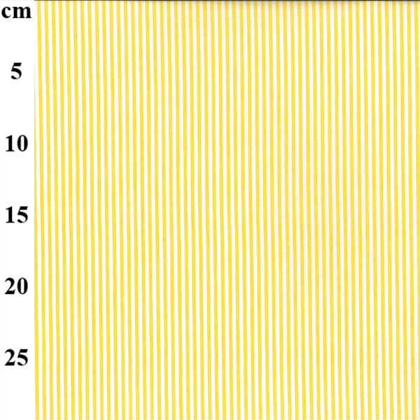100% Yarn Dyed 3mm Stripe - 01-JLC0137-Yellow