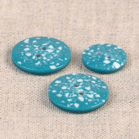 Recycled Plastic Button - M60867.020 Turquoise