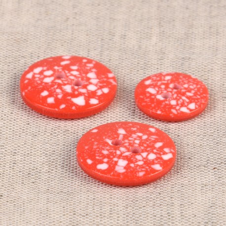 Recycled Plastic Button - M60867.519 Red