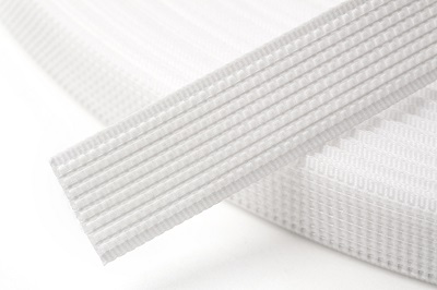 Polyester Boning: Uncovered: 12mm: White - 1m - N4331W