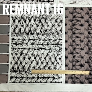 REM 16 - 1m Knit design Panel 100% Cotton (60"/150cm wide) 2 available