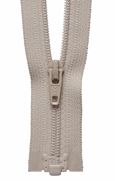 Light-Weight Open End Zip - 572 Beige - (Peach Tag)   (This is a special order item allow 2 days)