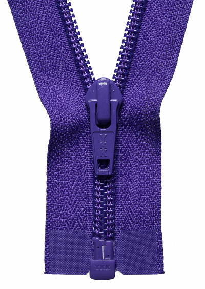 Nylon Open End Zip - Purple 218 (Blue Tag) <span style='color: #ff0000;'>Special order item will be ordered in for you. Please allow an extra 2 days.</span>