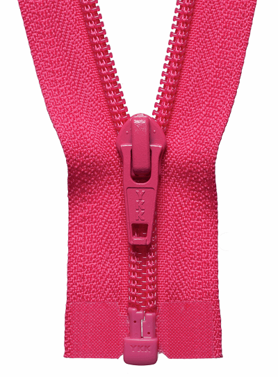 Nylon Open End Zip - Shocking Pink 516 (Blue Tag) <span style='color: #ff0000;'>Special order item will be ordered in for you. Please allow an extra 2 days.</span>