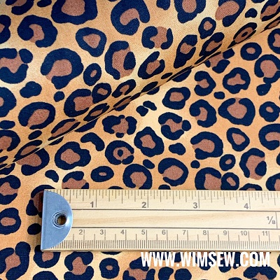 100% Cotton Poplin Leopard Print - 01cp0045beige - 1m