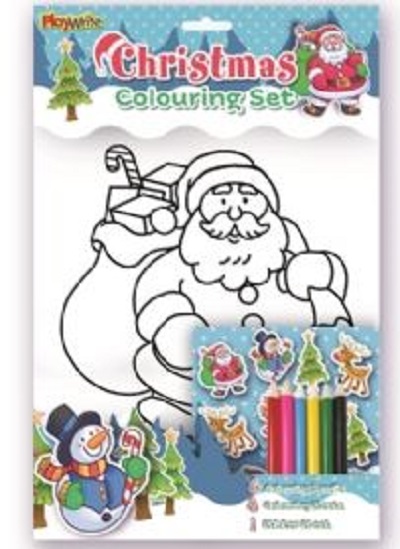 PBTX 396428 Christmas colouring set