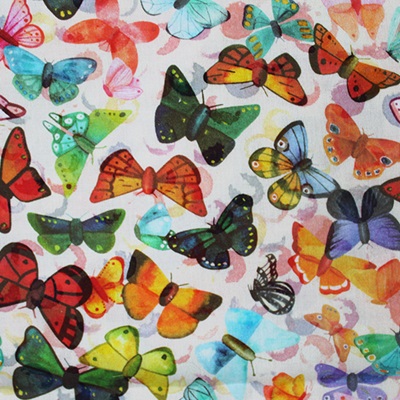 100% Cotton Print em271008 - Butterfly Ballet