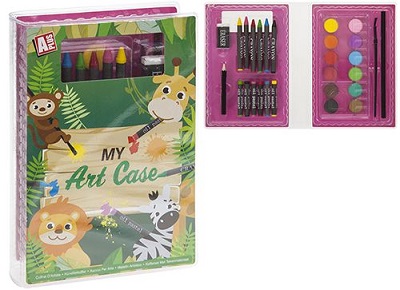 WHT 380054 Art case set - Ready wrapped in Christmas paper