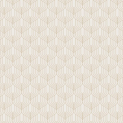 100% Cotton Print - EM27-33420 Beige - Art Deco Blender