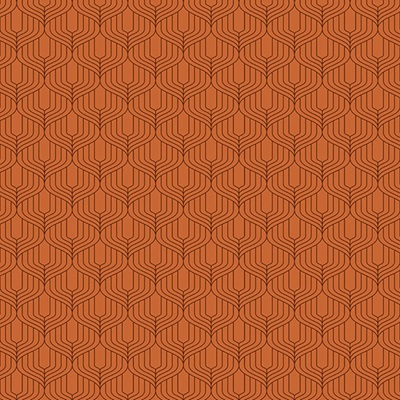 100% Cotton Print - EM27-33420 Burnt Orange - Art Deco Blender