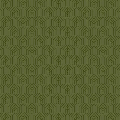 100% Cotton Print - EM27-33420 Olive - Art Deco Blender