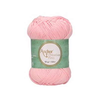 Crochet/Knitting Yarn: Creativa Fino: 4 Ply 50g - 0048