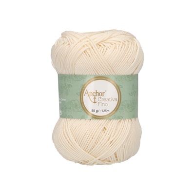 Crochet/Knitting Yarn: Creativa Fino: 4 Ply 50g - 0926