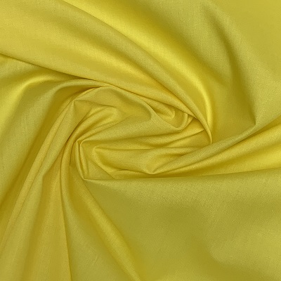 Poly Cotton Fabric - Flourescent Yellow - 1m or 0.5m (EP) 