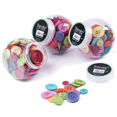Jar of Craft Buttons - BP002 - RRP 5.99 - OUR PRICE ONLY 2.99