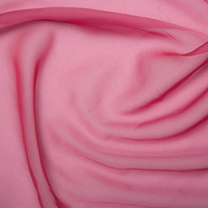 Cationic Chiffon - 01- C5496 Deep Rose