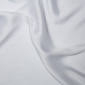 100% Polyester Silky Satin - 01-C5914 White