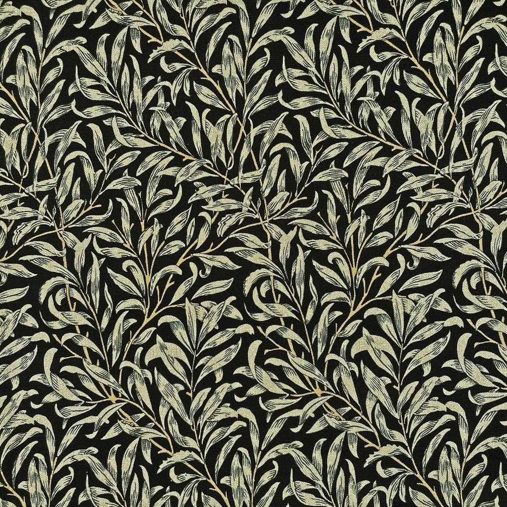 100% Cotton Print - WM Willow Bough - Ebony C15 CC362