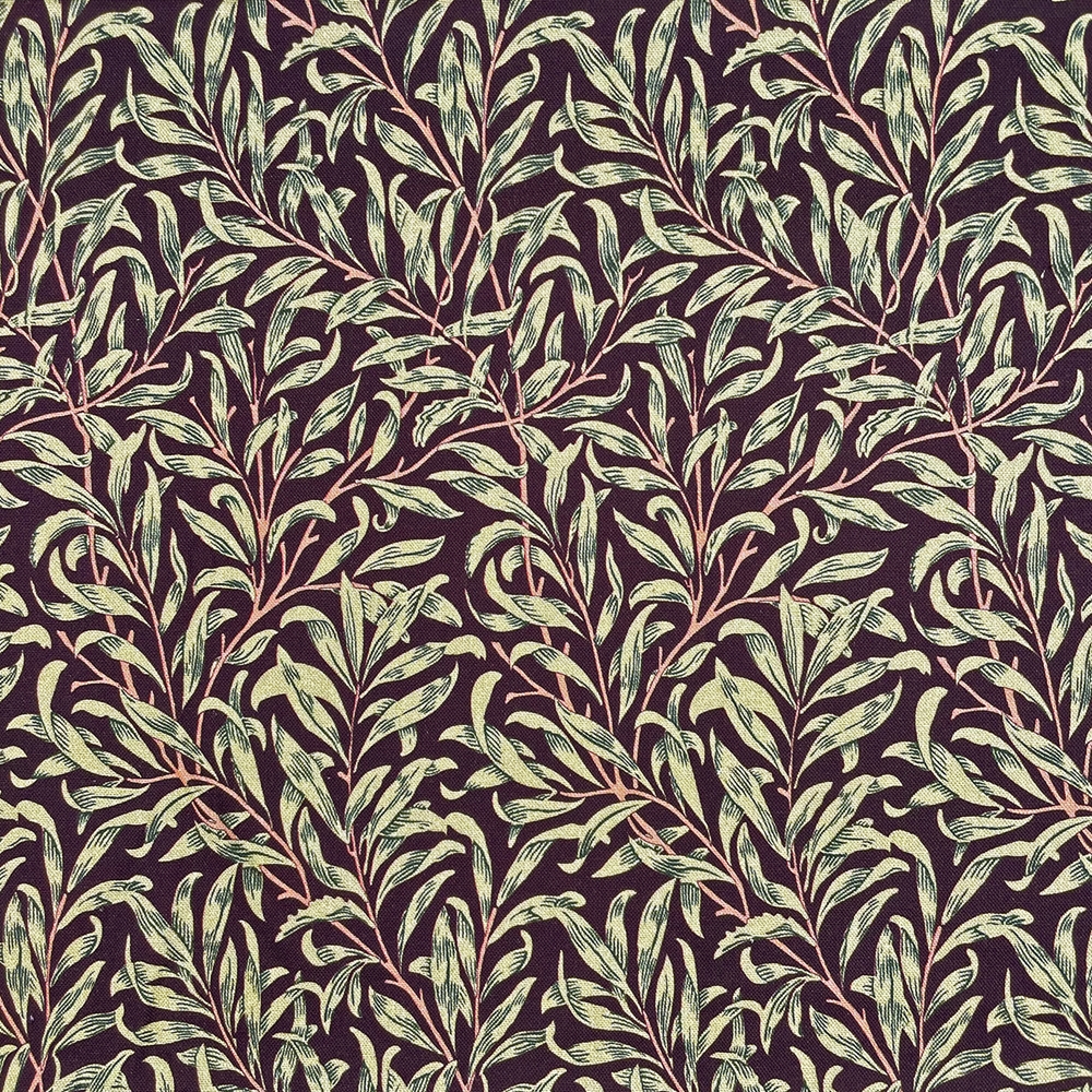 100% Cotton Print - WM Willow Bough - Damson C15 CC366