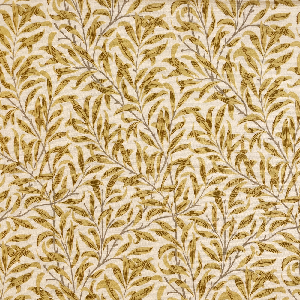 100% Cotton Print - WM Willow Bough - Ochre C15 CC372