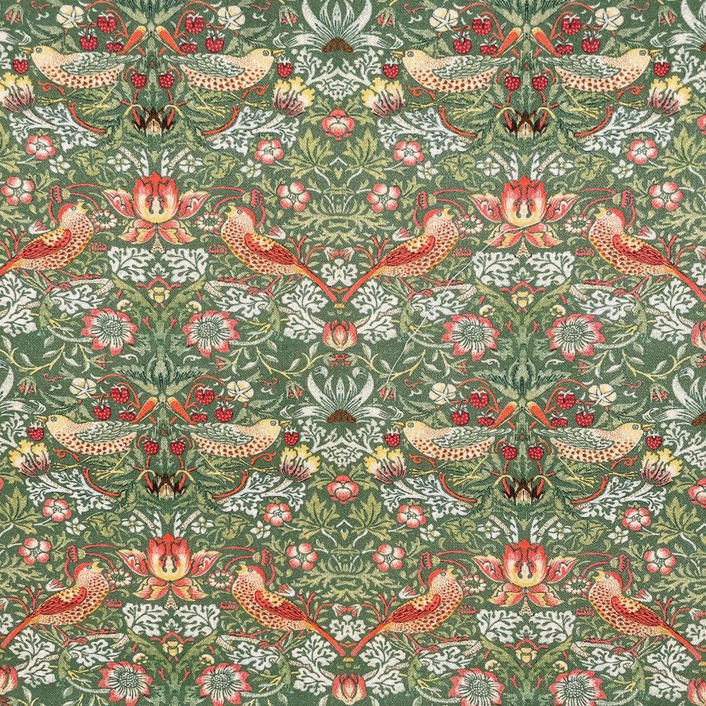 100% Cotton Print - WM Strawberry Thief - Sage C15 CC375