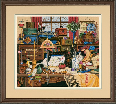 Counted Cross Stitch Kit: Maggie The Messmaker - D03884