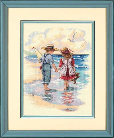 Counted Cross Stitch Kit: Holding Hands - D13721