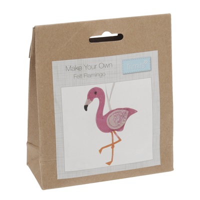 Make Your Own - Felt Decoration Kit: Flamingo - GCK035