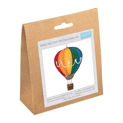 Make Your Own - Felt Decoration Kit: Hot Air Baloon - GCK231