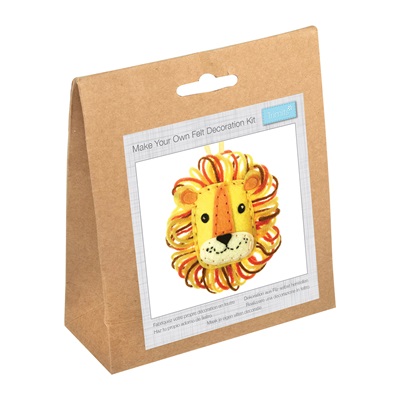 Make Your Own - Felt Decoration Kit: Lion - GCK232