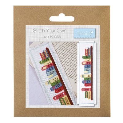 Mini Cross Stitch Kit: I Love Books - GCS151