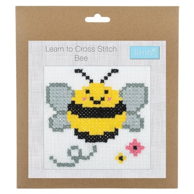 Learn to Cross Stitch Kit: Bee - GCS88