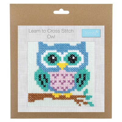 Learn to Cross Stitch Kit: Owl - GCS89