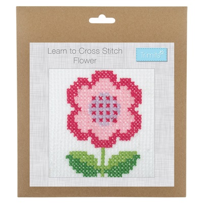 Learn to Cross Stitch Kit: Flower - GCS91