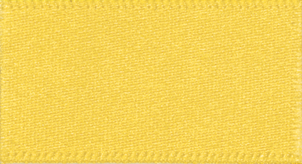 Double Faced Satin Ribbon Yellow 679 - 1m.