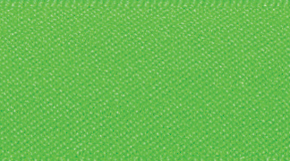 Double Faced Satin Ribbon Fluorescent Green 6847 - 1m.