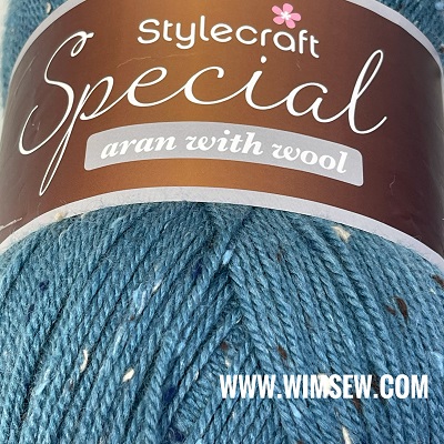 Stylecraft Special  Aran with Wool 400g - 3391 Atlantic Blue Nepp