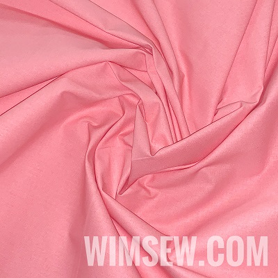 100% Cotton Fabric - Coral  - 1m or 0.5m (OD)